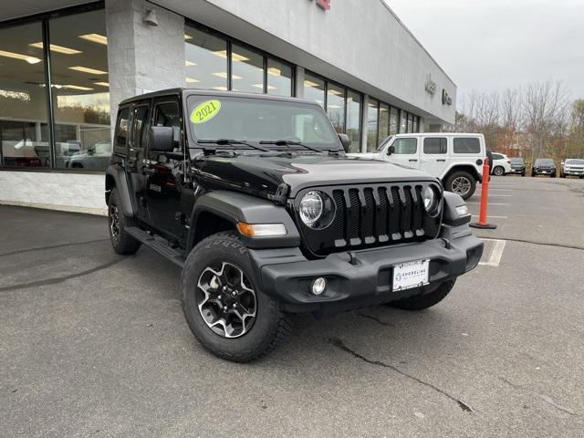 used 2021 Jeep Wrangler Unlimited car, priced at $26,657