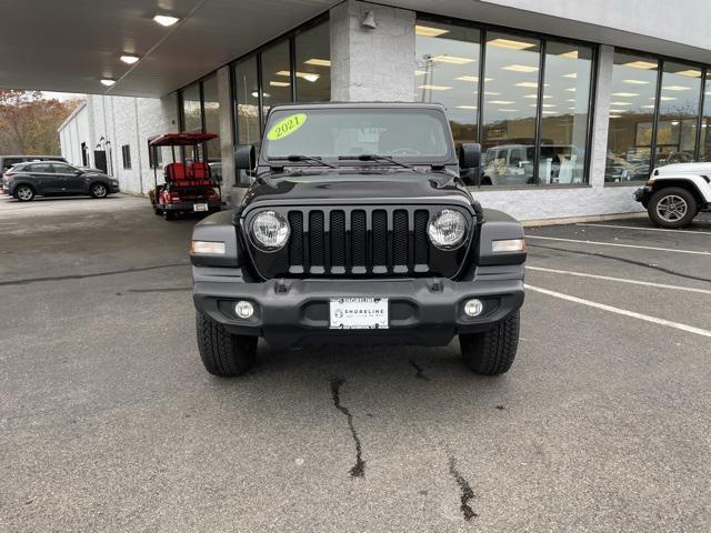 used 2021 Jeep Wrangler Unlimited car, priced at $26,657