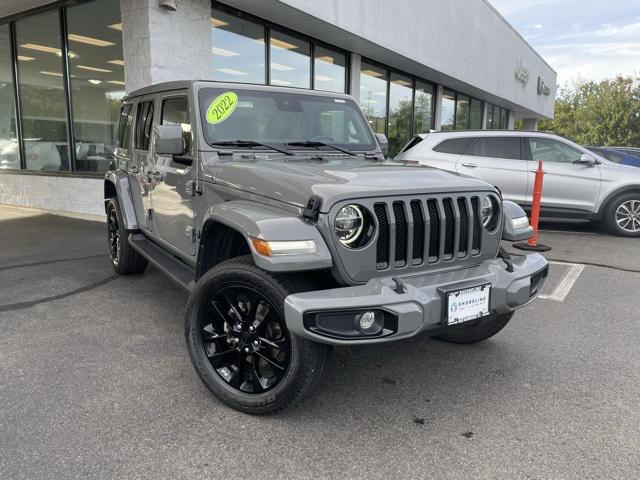 used 2022 Jeep Wrangler Unlimited car, priced at $37,554