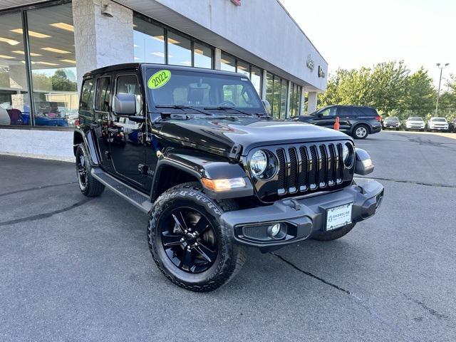 used 2022 Jeep Wrangler Unlimited car, priced at $38,186