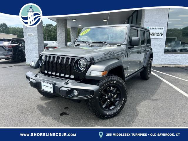 used 2021 Jeep Wrangler car, priced at $32,986