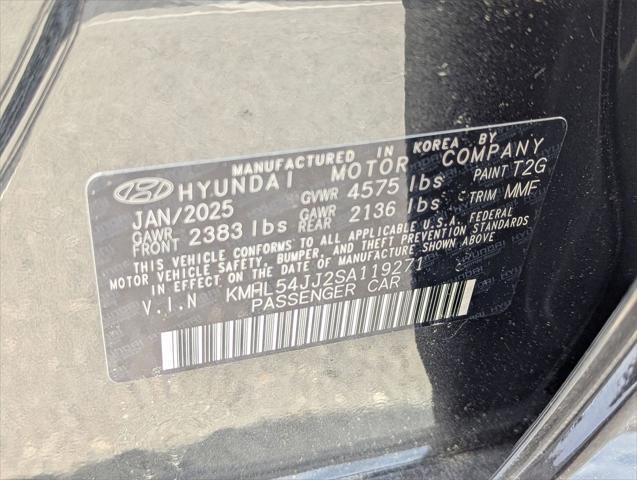 new 2025 Hyundai Sonata Hybrid car, priced at $39,385
