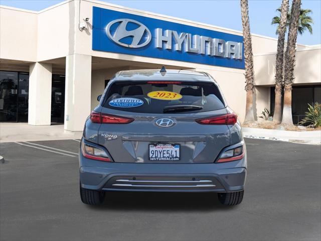 used 2023 Hyundai Kona EV car, priced at $23,788