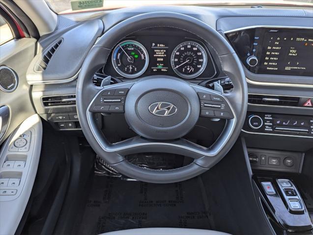 used 2023 Hyundai Sonata Hybrid car, priced at $26,997