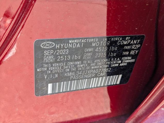 used 2023 Hyundai Sonata Hybrid car, priced at $26,997