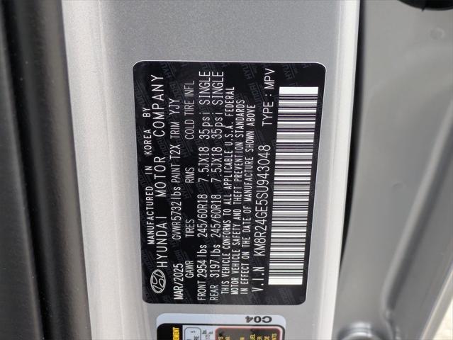 new 2025 Hyundai Palisade car, priced at $42,180