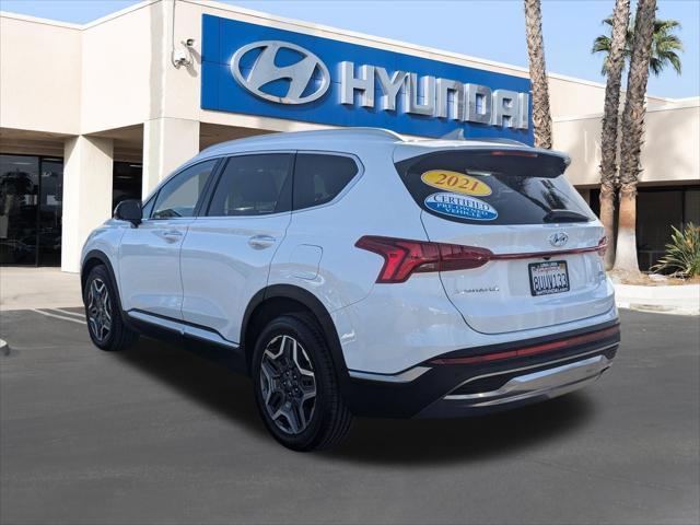 used 2021 Hyundai Santa Fe car, priced at $24,995