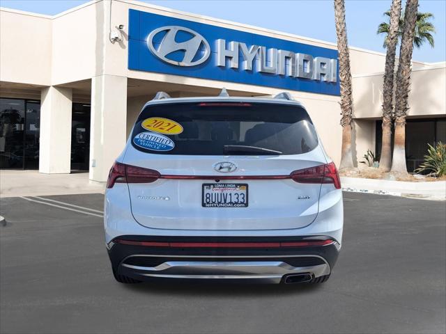 used 2021 Hyundai Santa Fe car, priced at $24,995