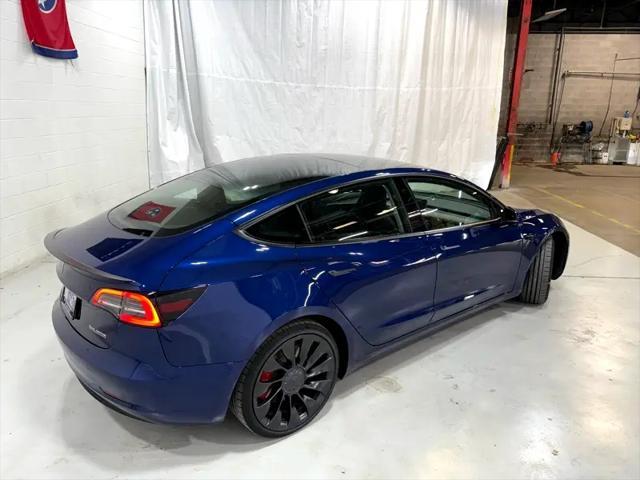 used 2023 Tesla Model 3 car, priced at $32,500