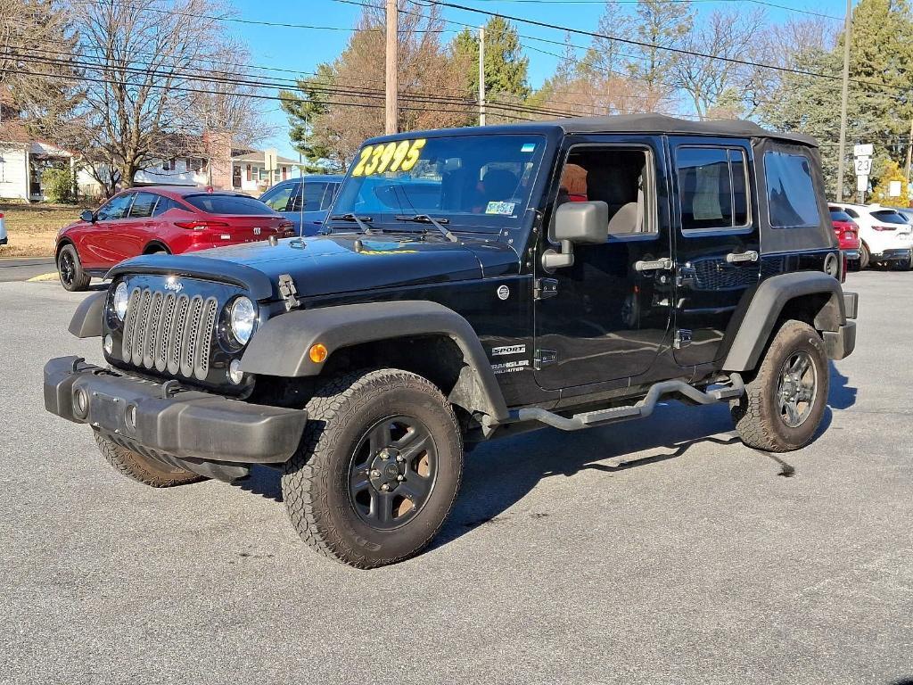 used 2017 Jeep Wrangler Unlimited car, priced at $20,997