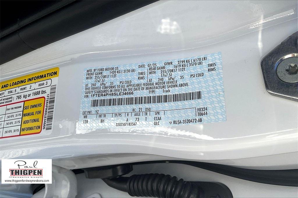 new 2025 Ford Ranger car, priced at $35,696