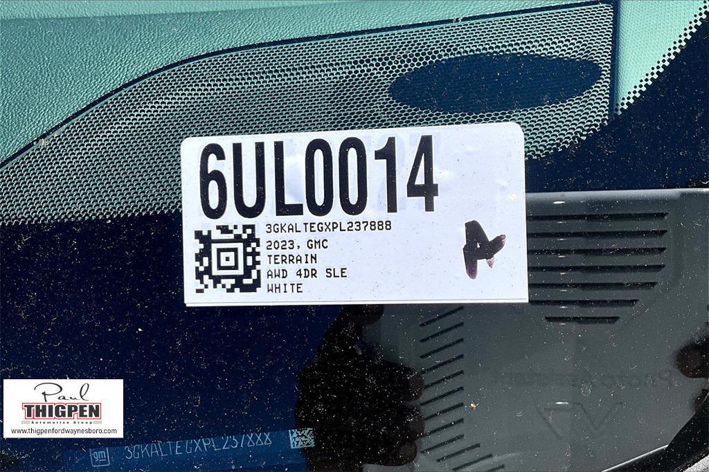 used 2023 GMC Terrain car, priced at $24,778