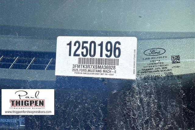 new 2025 Ford Mustang Mach-E car, priced at $50,999