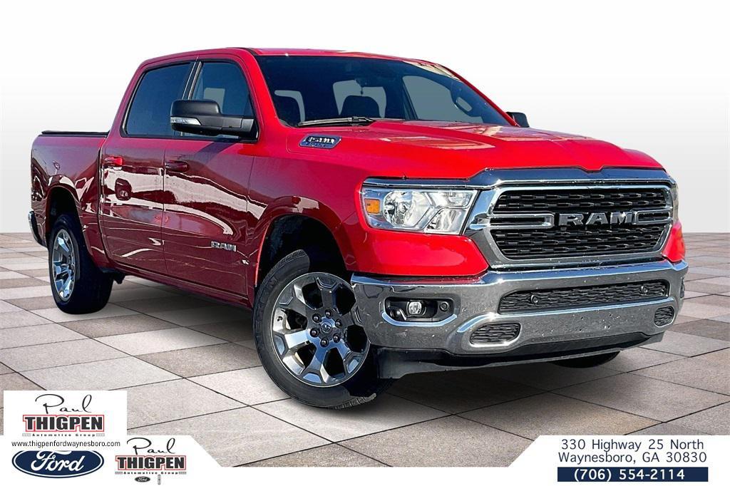 used 2022 Ram 1500 car, priced at $33,459
