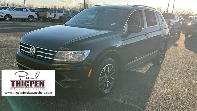 used 2021 Volkswagen Tiguan car, priced at $19,991