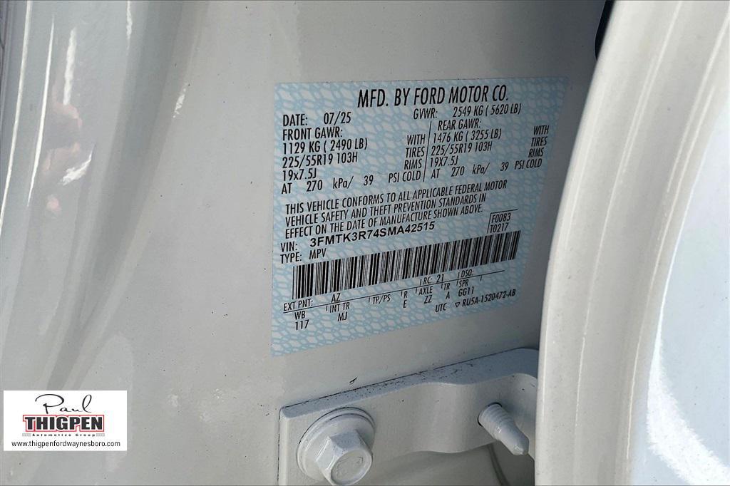 new 2025 Ford Mustang Mach-E car, priced at $49,999