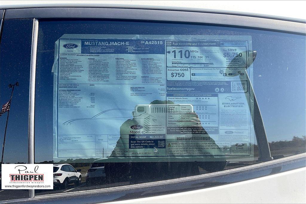 new 2025 Ford Mustang Mach-E car, priced at $49,999