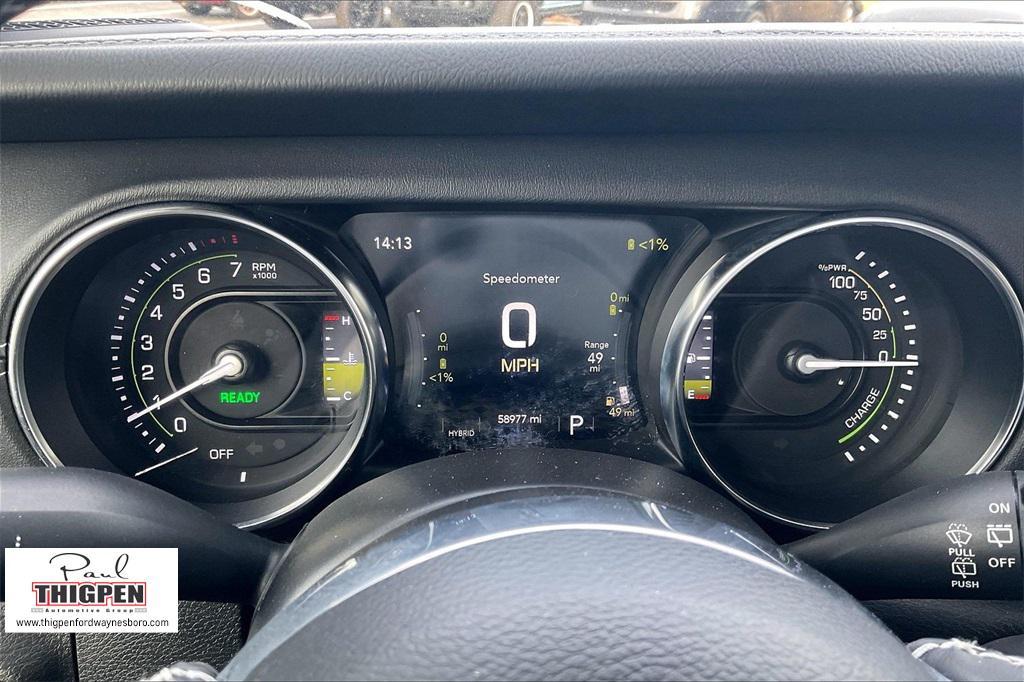 used 2021 Jeep Wrangler Unlimited 4xe car, priced at $29,500