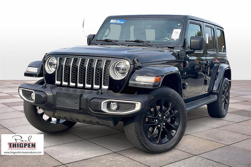 used 2021 Jeep Wrangler Unlimited 4xe car, priced at $29,500