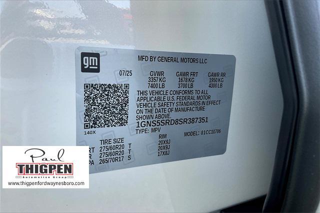 new 2025 Chevrolet Tahoe car