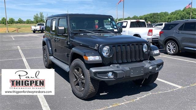 used 2021 Jeep Wrangler Unlimited car, priced at $37,916