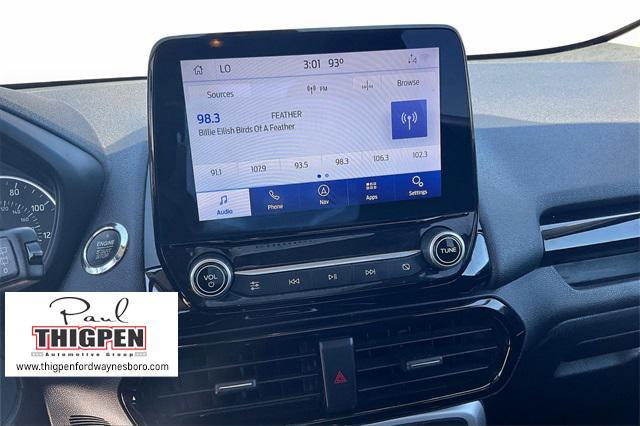 used 2022 Ford EcoSport car, priced at $18,233