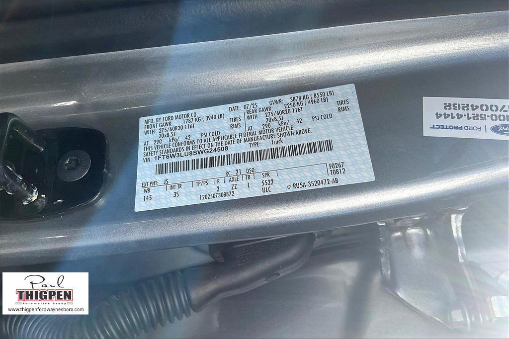 new 2025 Ford F-150 Lightning car, priced at $64,999