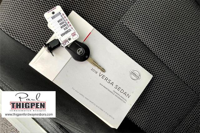 used 2018 Nissan Versa car, priced at $8,275