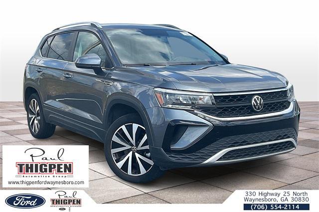 used 2022 Volkswagen Taos car, priced at $21,734