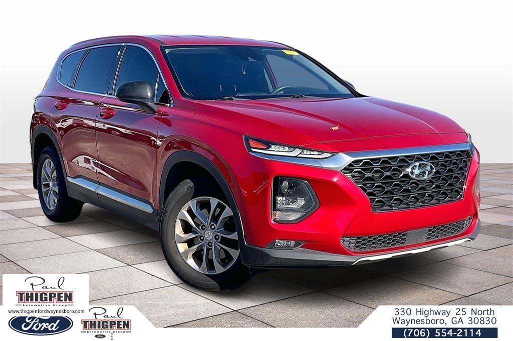 used 2020 Hyundai Santa Fe car, priced at $17,499