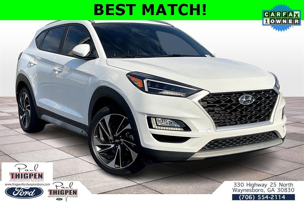 used 2021 Hyundai Tucson car, priced at $20,000