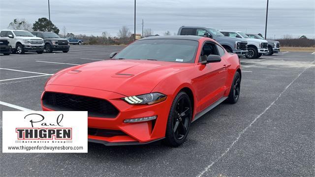 used 2021 Ford Mustang car, priced at $23,678