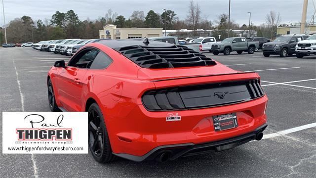 used 2021 Ford Mustang car, priced at $23,678