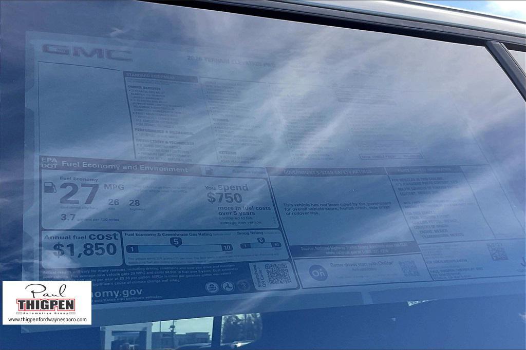 new 2026 GMC Terrain car