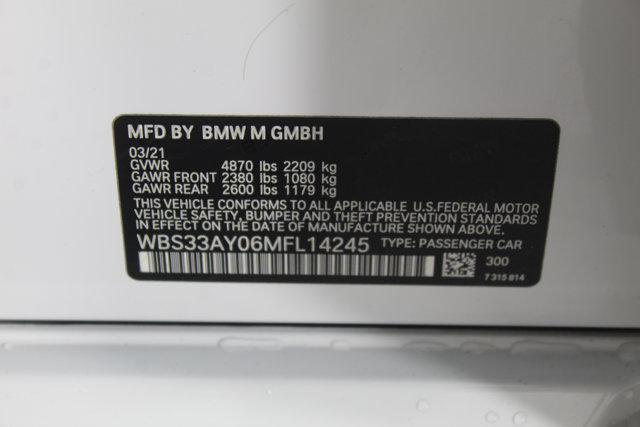 used 2021 BMW M3 car, priced at $76,398