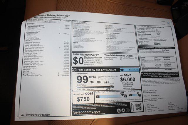 new 2024 BMW i4 Gran Coupe car, priced at $65,795