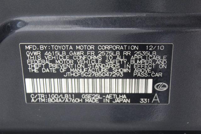 used 2011 Lexus IS 250 car, priced at $10,898