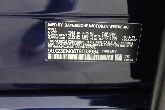 new 2026 BMW X7 car, priced at $98,385