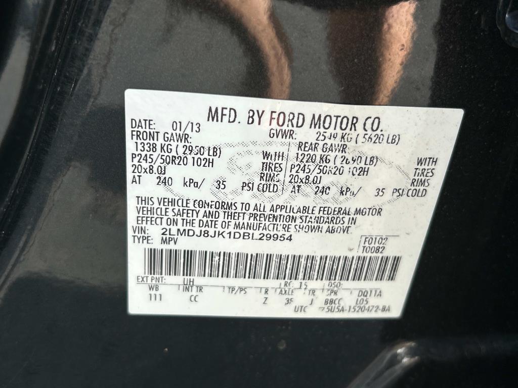 used 2013 Lincoln MKX car, priced at $12,695