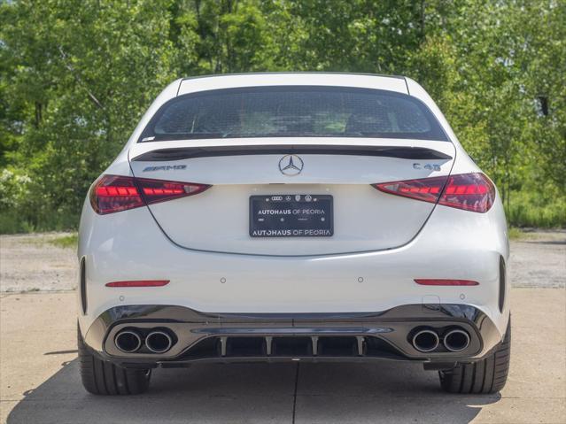 new 2024 Mercedes-Benz AMG C 43 car, priced at $74,450