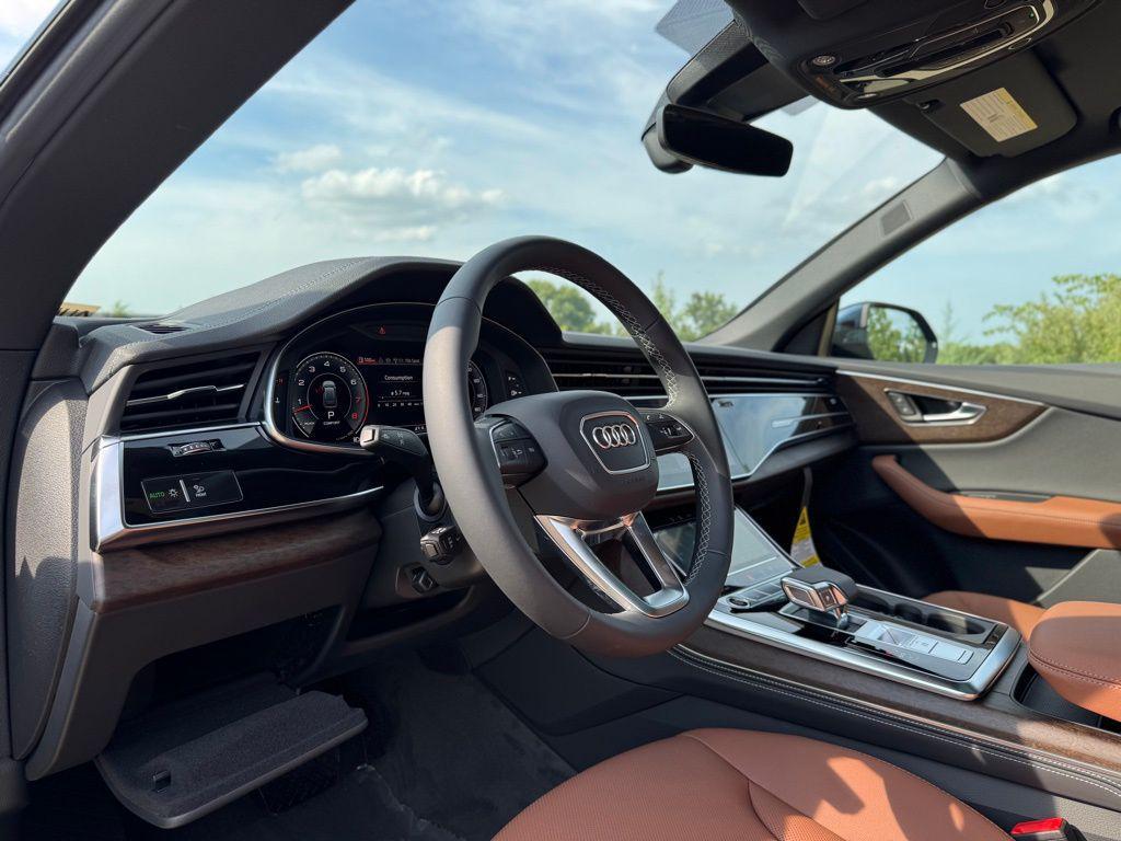new 2025 Audi Q8 car, priced at $83,423