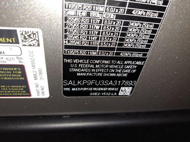 new 2025 Land Rover Range Rover car, priced at $118,385