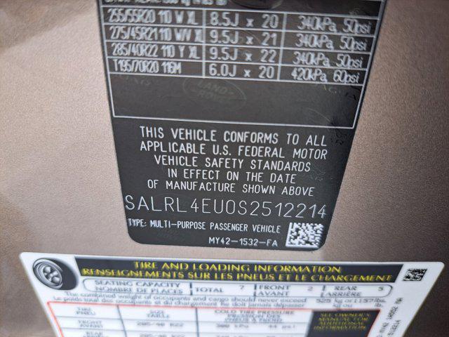 new 2025 Land Rover Discovery car, priced at $80,813