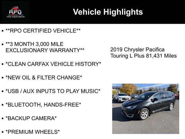 used 2019 Chrysler Pacifica car, priced at $20,998