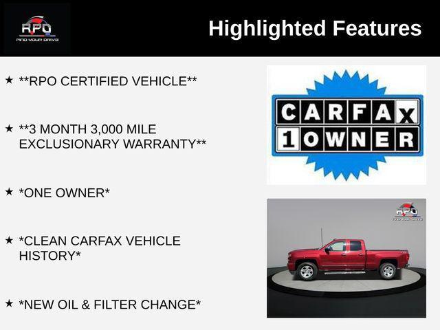 used 2018 Chevrolet Silverado 1500 car, priced at $31,663