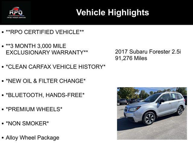 used 2017 Subaru Forester car, priced at $14,209