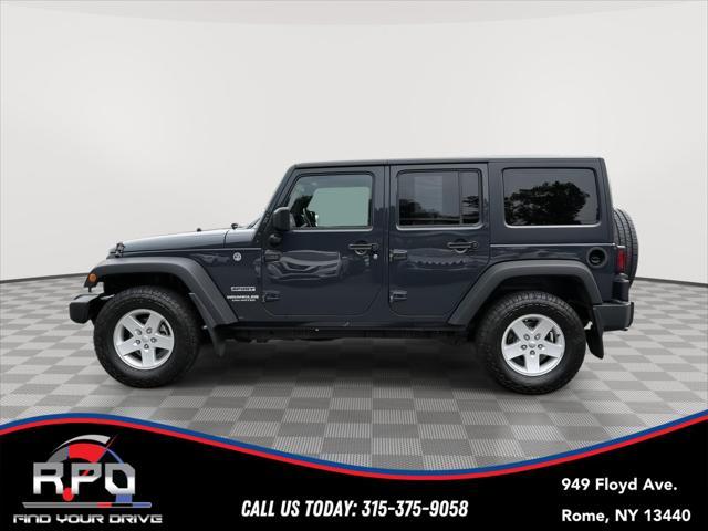 used 2017 Jeep Wrangler Unlimited car, priced at $22,101