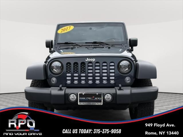 used 2017 Jeep Wrangler Unlimited car, priced at $22,101
