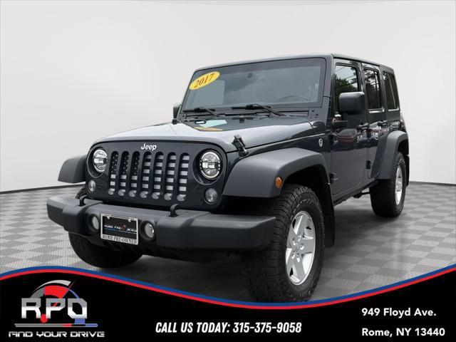used 2017 Jeep Wrangler Unlimited car, priced at $22,101