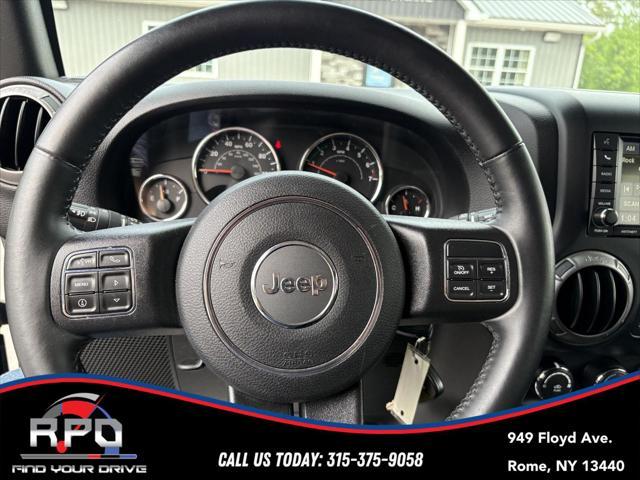 used 2017 Jeep Wrangler Unlimited car, priced at $22,101